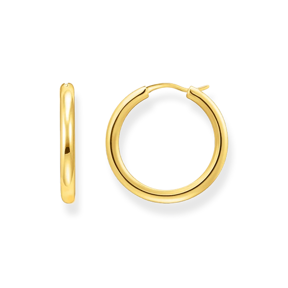 Klassska Creolörhängen Stora Guld - Thomas Sabo - Snabb leverans & paketinslagning - Nordic Spectra