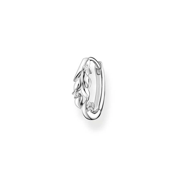 Creol Blad med Vita Stenar - Thomas Sabo berlock - Snabb frakt & paketinslagning - Nordicspectra.se