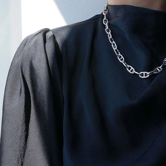 Victory Chain Necklace Long Silver -CU Jewellery - Snabb frakt & paketinslagning - Nordicspectra.se