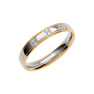 SR4001 Guld/Vitguld - Vigsel- & förlovningsringar - Schalins - Fri storleksändring* - Nordic Spectra