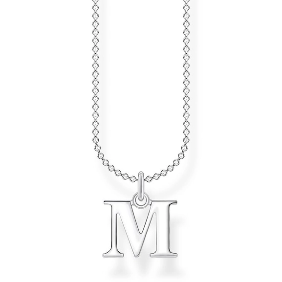 Bokstavshalsband - M - Thomas Sabo halsband - Snabb frakt & paketinslagning - Nordicspectra.se