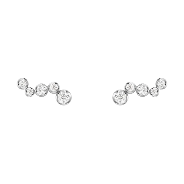 Georg Jensen Signature Ear Cuffs White Gold - Georg Jensen - Designschmuck mit schnellen und sicheren Lieferungen - Nordic Spectra
