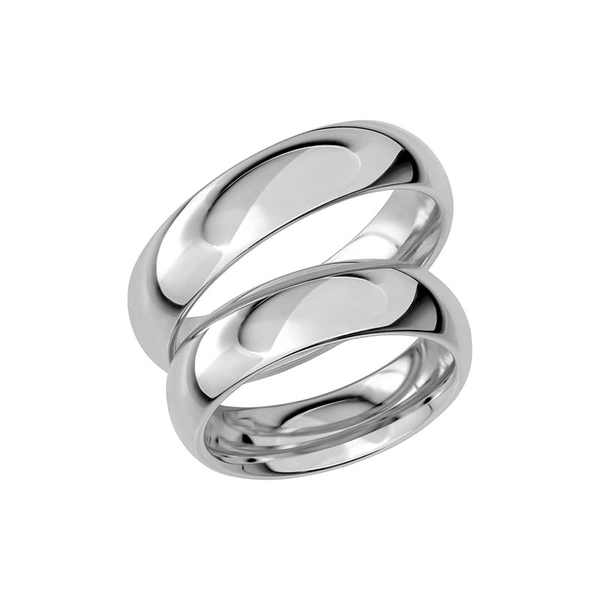 SR1049-6 Platina - Vigsel- & förlovningsringar - Schalins - Fri storleksändring* - Nordic Spectra