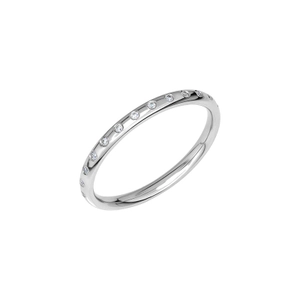 Glow A03 White Gold - Wedding & engagement rings - Schalins - Scandinavian design - Nordic Spectra