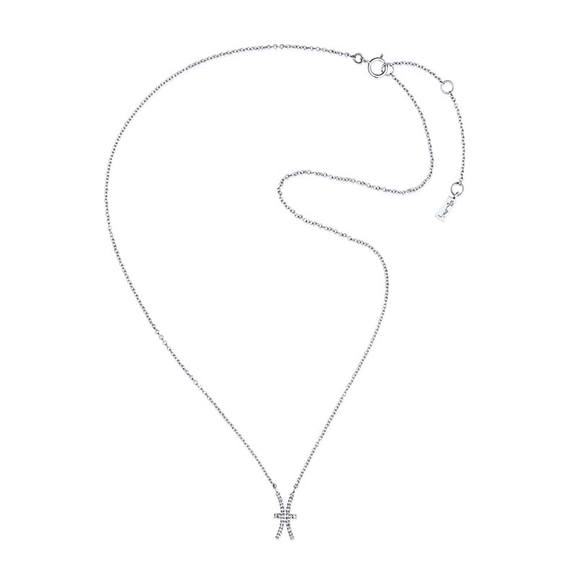 Double Trouble & Stars Necklace White Gold - Efva Attling - Suuri valikoima & ilmainen lahjapaketointi - Nordicspectra.fi