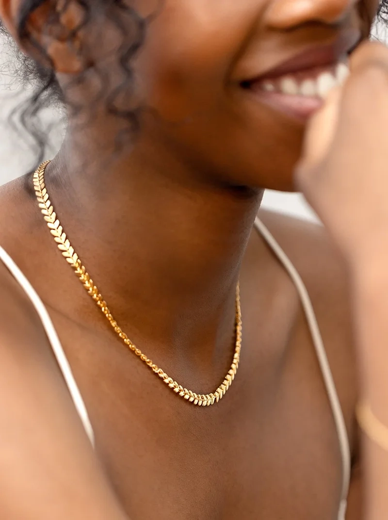 Layers Olivia Necklace Gold - Syster P - Snabb leverans & Gratis paketinslagning - Nordic Spectra