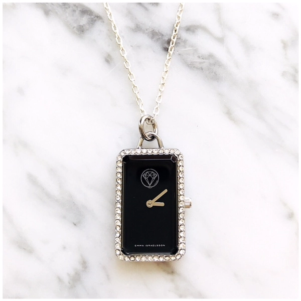 Watch Black w Stones Silver - Emma Israelsson - Snabb frakt & paketinslagning - Nordicspectra.se