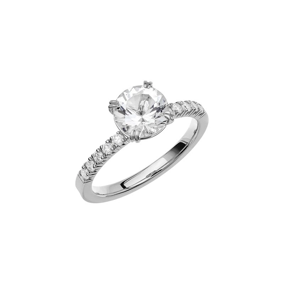 Fairytale 4 Snow White Beryl White Gold - Wedding & engagement rings - Schalins - Scandinavian design - Nordic Spectra