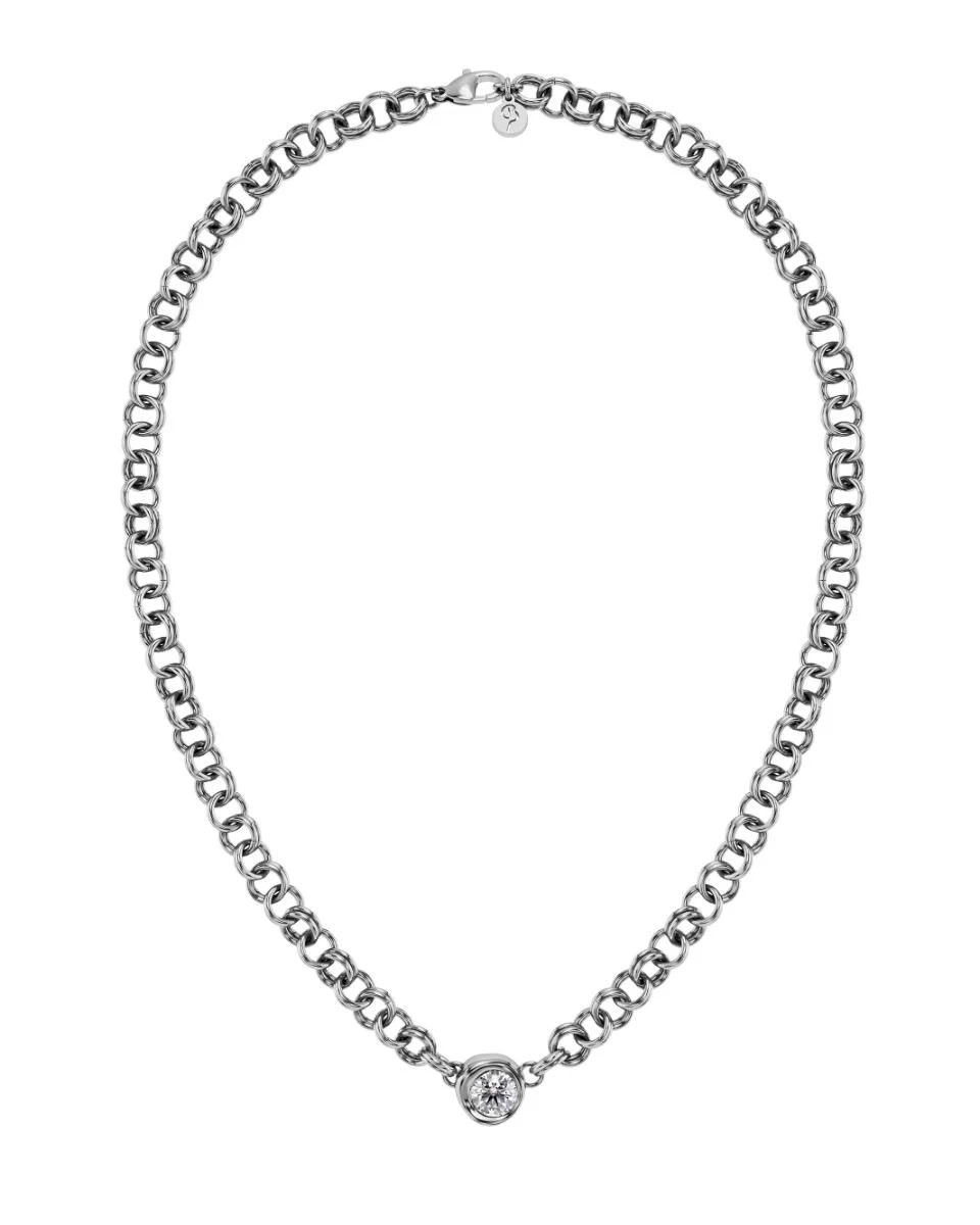 glittrande sten i centrum