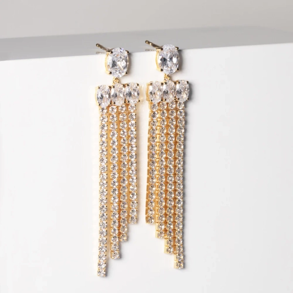 18K vergoldetes Silber.