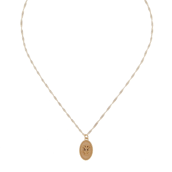 Two Flower neck - Gold -CU Jewellery - Snabb frakt & paketinslagning - Nordicspectra.se
