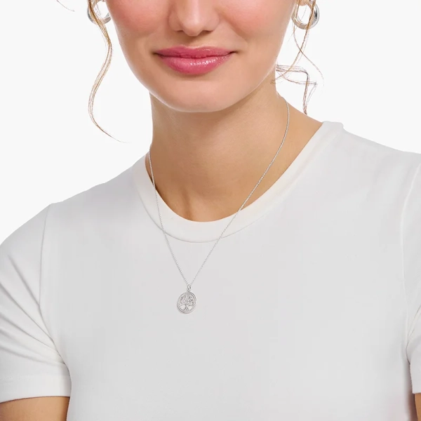 Halsband med Tree of Love & Glittrande Stenar - Thomas Sabo - Snabb leverans & paketinslagning - Nordic Spectra