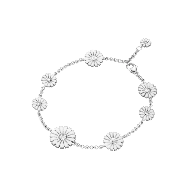 Georg Jensen - Daisy Vit Mixed Armband