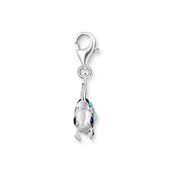 Charm-Anhänger Fisch Mit Blauen Steinen Silber von Thomas Sabo, Schneller Versand - Nordicspectra.de