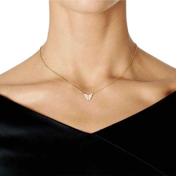 Little Miss Butterfly & Stars Necklace Gold von Efva Attling, Schneller Versand - Nordicspectra.de
