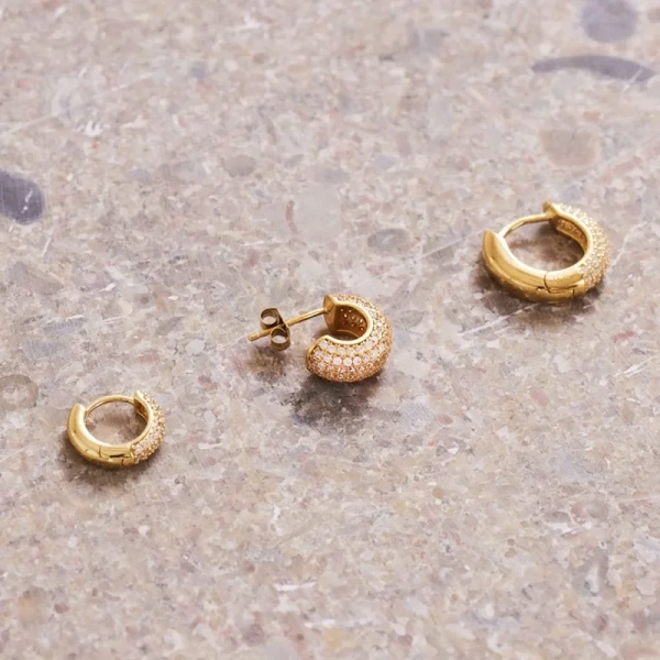 Luxe Hoops Mini Gold - Edblad - Snabba leveranser - Gratis paketinslagning