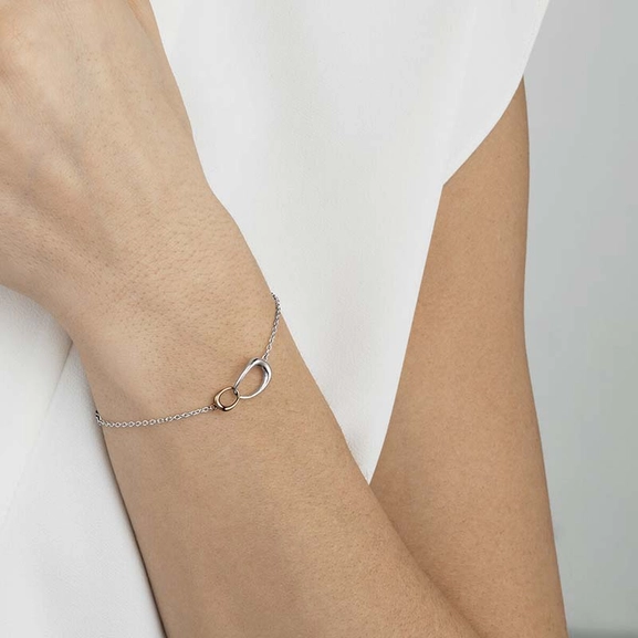 Offspring Armband Silber & Roségold von Georg Jensen, Schneller Versand - Nordicspectra.de
