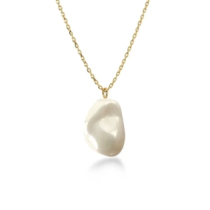 Roc Necklace Gold - Edblad - Snabb leverans - Gratis paketinslagning