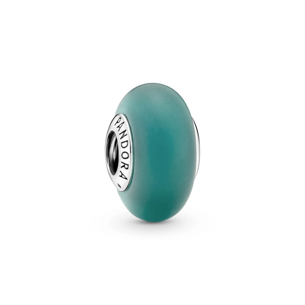 Mattes Grünes Murano-Glass Charm von PANDORA, Schneller Versand - Nordicspectra.de