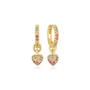 Caro Creolo Earrings Mix Gold Sif Jakobsilta