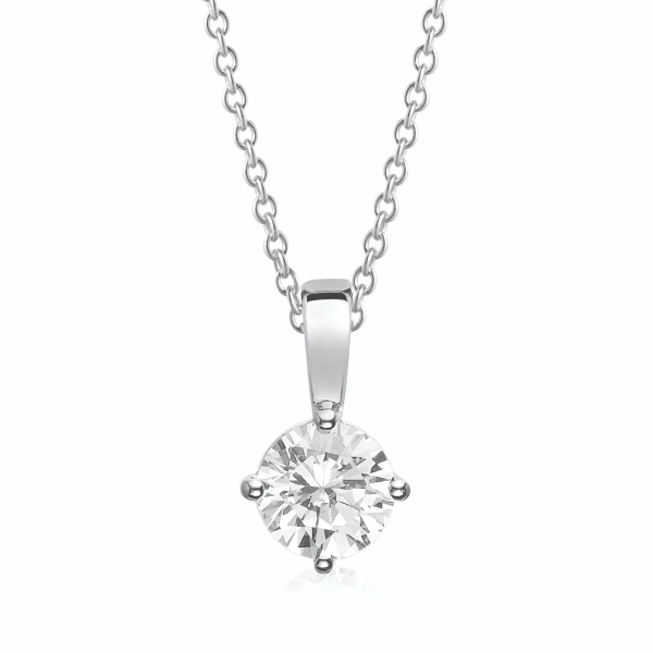 Princess Piccolo Pendant från Sif Jakobs i silver med gnistrande cubic zirconia-sten