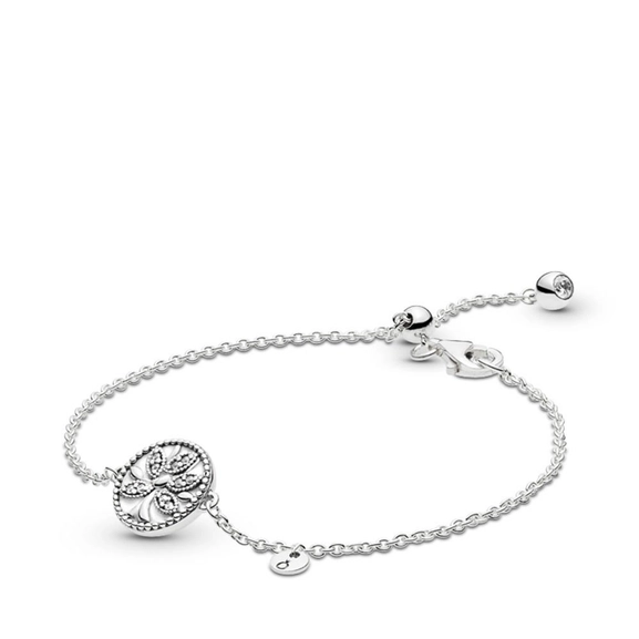 Glittrande Familjeträd Sliding Armband - PANDORA - Snabb frakt & paketinslagning - Nordicspectra.se