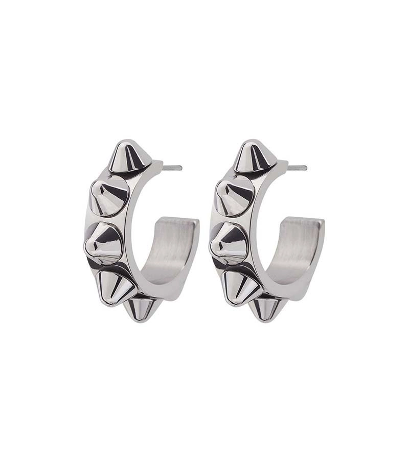 Peak Creole Earrings Small Steel - Edblad - Snabb frakt & paketinslagning - Nordicspectra.se