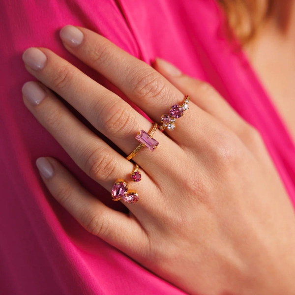 Alisia Ring Gold Rose Combo - Maria Black - Snabb frakt & paketinslagning - Nordic Spectra