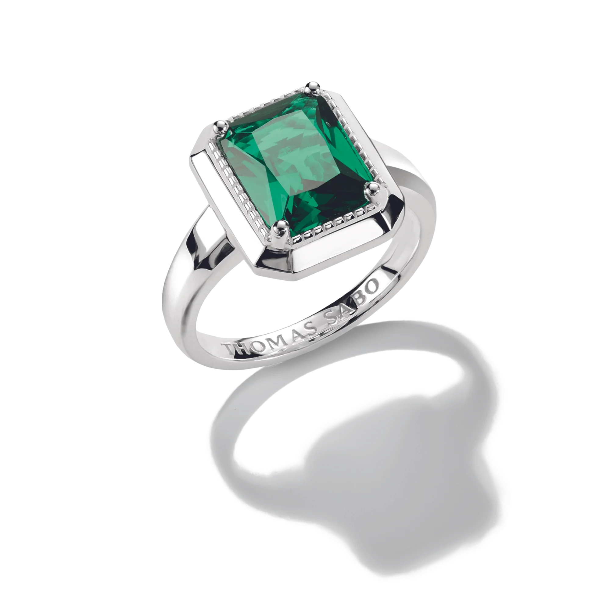 Thomas Sabo - Oktagonslipad Gr&ouml;n Sten Elyndra Ring