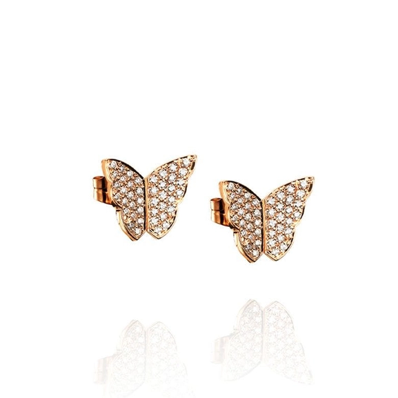 Little Miss Butterfly & Stars Ear Gold von Efva Attling, Schneller Versand - Nordicspectra.de