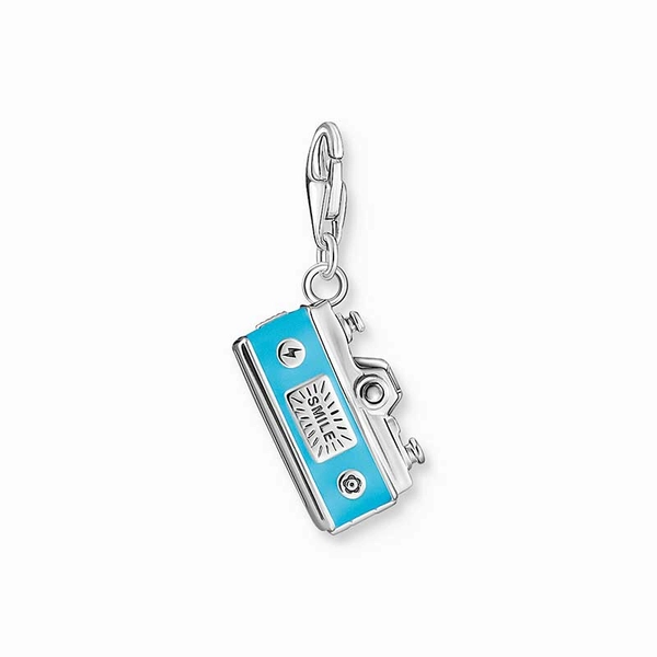 Charm pendant turquoise retro camera silver - Thomas Sabo - Suuri valikoima & ilmainen lahjapaketointi - Nordicspectra.fi