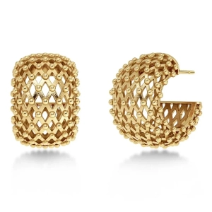 Guldpläterade örhängen från Edblad