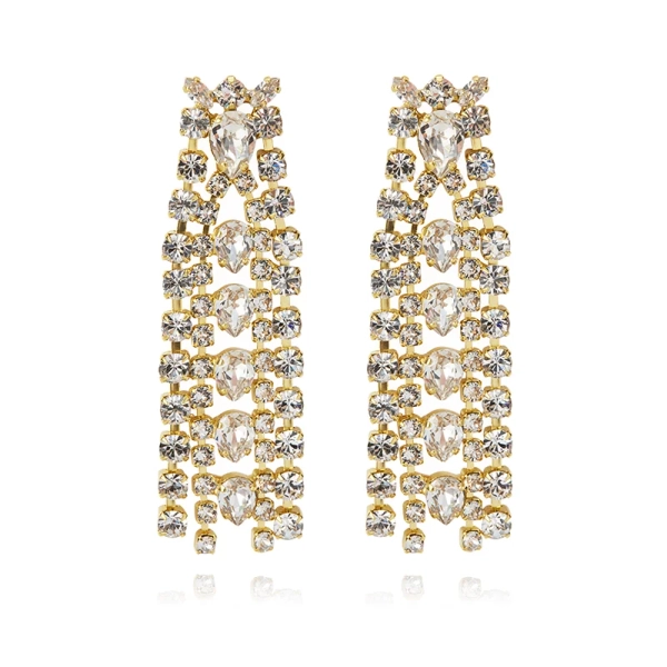 Mini Penelope Earrings Gold Crystal - Caroline Svedbom - Snabb frakt & paketinslagning - Nordic Spectra