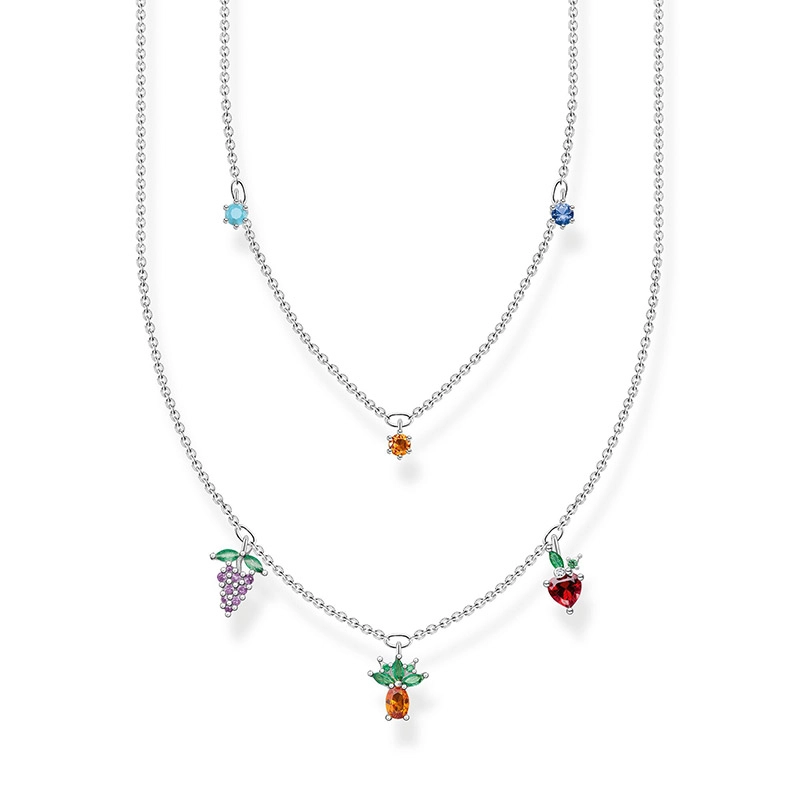 Thomas Sabo - Halsband Färgglada Frukter