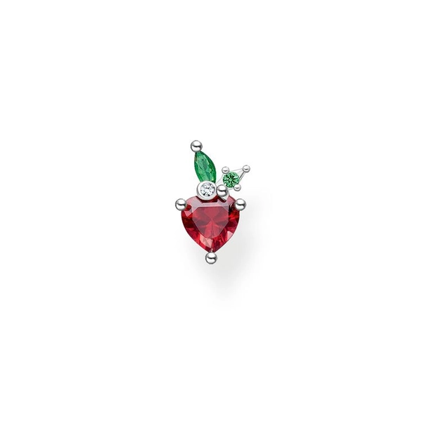 Einzel Ohrstecker Erdbeere Silber von Thomas Sabo, Schneller Versand - Nordicspectra.de