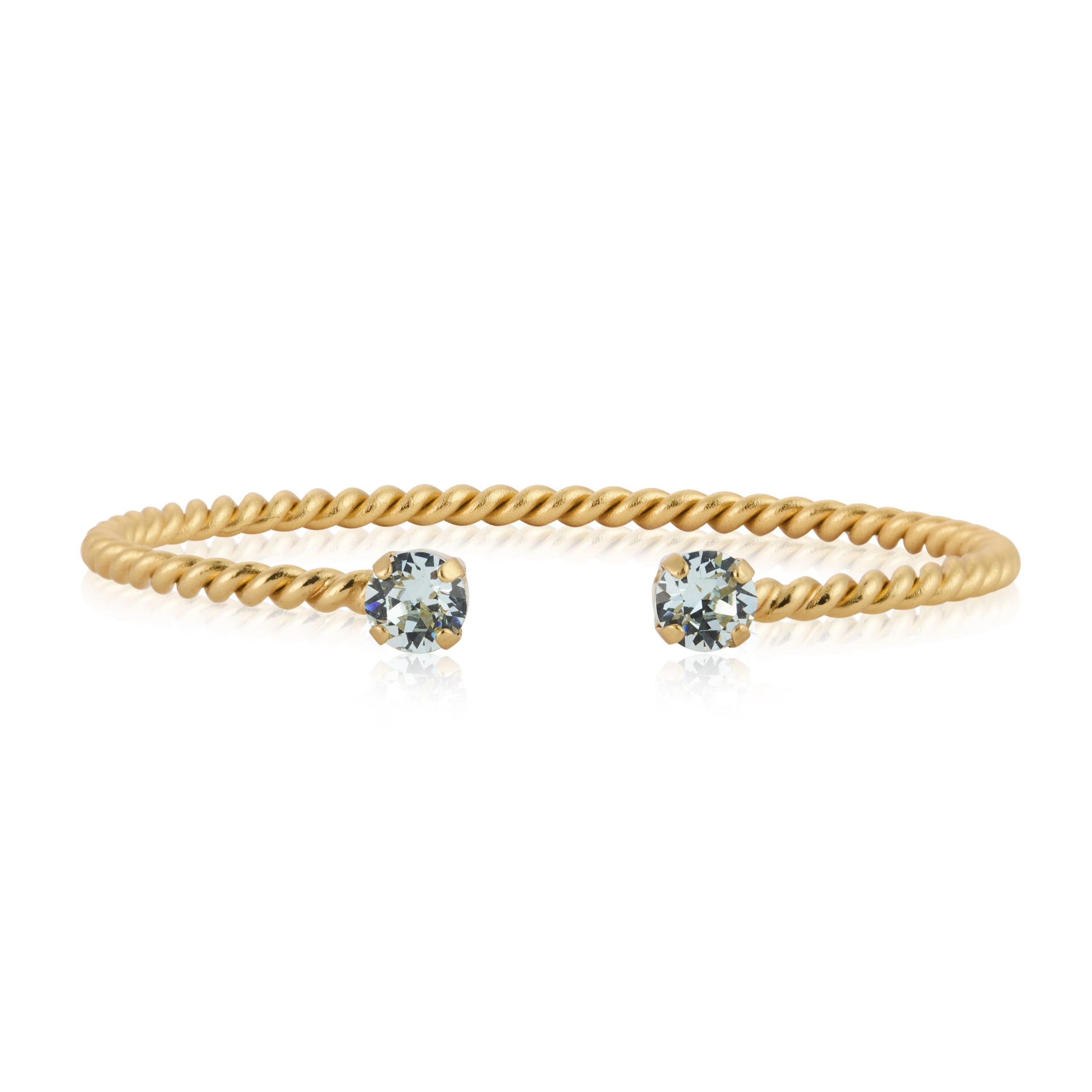 Caroline Svedbom - Mini Twisted Bracelet Gold Light Azore