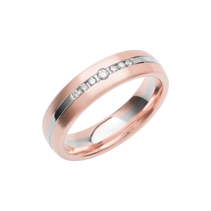 SR4026 Roséguld/Vitguld - Vigsel- & förlovningsringar - Schalins - Fri storleksändring* - Nordic Spectra
