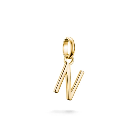CC Connect Letter N Gold - Thomas Sabo - Suuri valikoima & ilmainen lahjapaketointi - Nordic Spectra