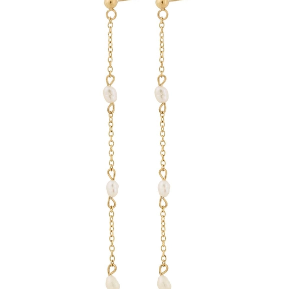 Perla Mini Earrings Multi White Gold - Edblad - Snabb frakt & paketinslagning - Nordicspectra.se