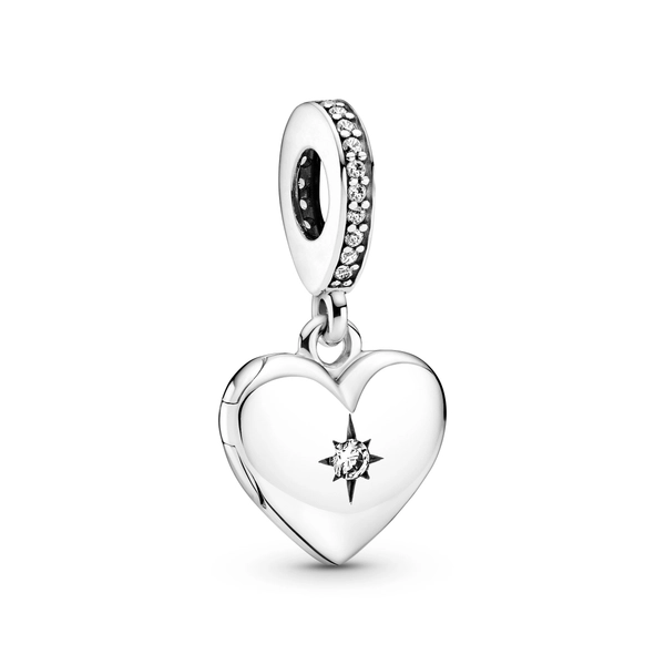 Aufklappbares Herz Medaillon Charm-Anhänger von PANDORA, Schneller Versand - Nordicspectra.de