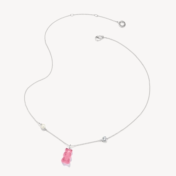 med rosa nalleberlock