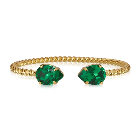 Mini Drop Bracelet Gold Majestic Green - Caroline Svedbom - Snabb frakt & paketinslagning - Nordic Spectra