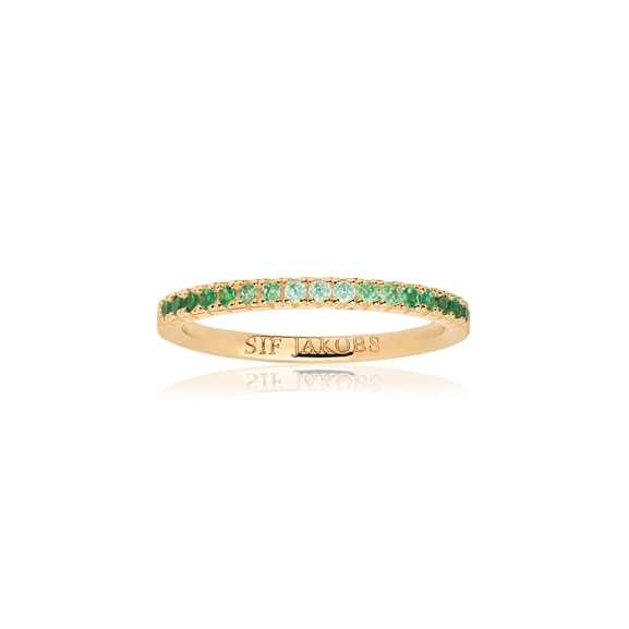 Ellera Ring Green Gold Sif Jakobsilta