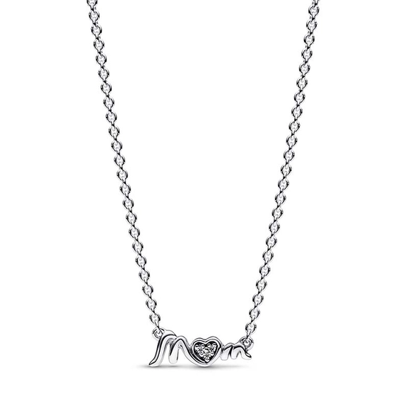 Mum Pavé Collier Necklace - PANDORA - Suuri valikoima & ilmainen lahjapaketointi - Nordicspectra.fi