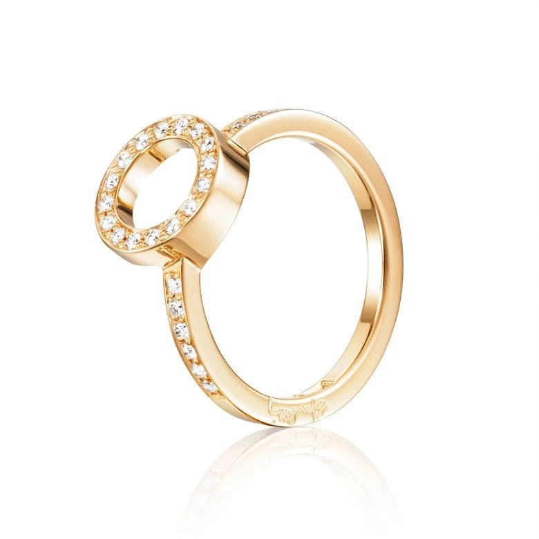 Efva Attling - Circle Of Love Ring I Gold