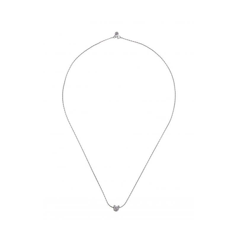 CU Jewellery - Bear Long Necklace Silver