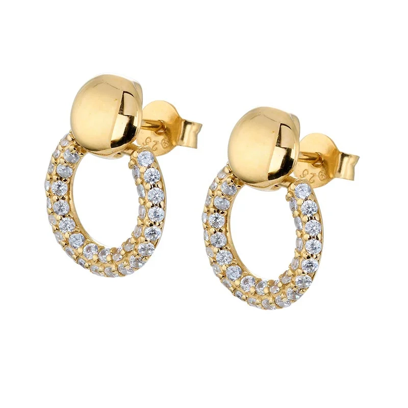 Carolina Gynning - Elegance Sparkling Örhängen Guld