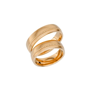 Reflection 07 Gold - Wedding & engagement rings - Schalins - Scandinavian design - Nordic Spectra
