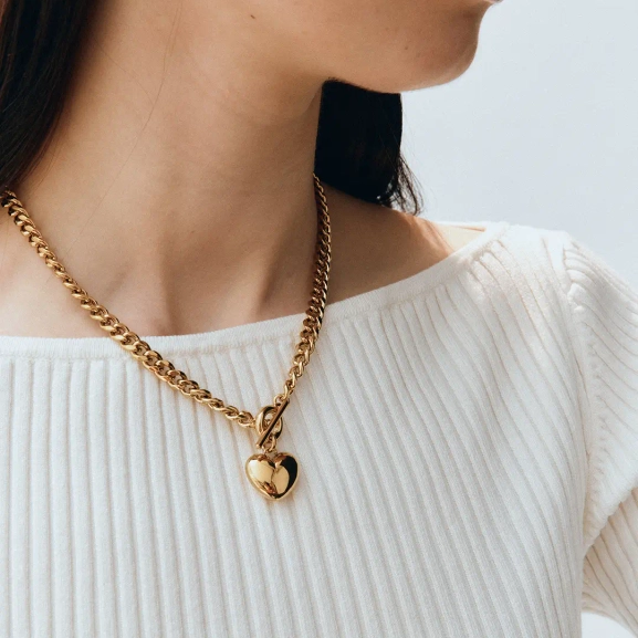 Barley Necklace Maxi Gold - Edblad - Snabba leveranser - Gratis paketinslagning