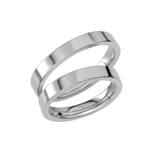 SR1039-3.5 Platina - Vigsel- & förlovningsringar - Schalins - Fri storleksändring* - Nordic Spectra